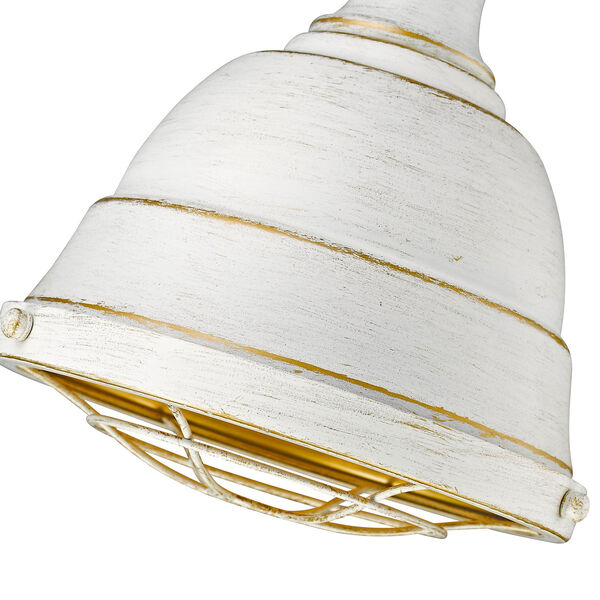 Bartlett French White One-Light Mini Pendant with French White Shade, image 2