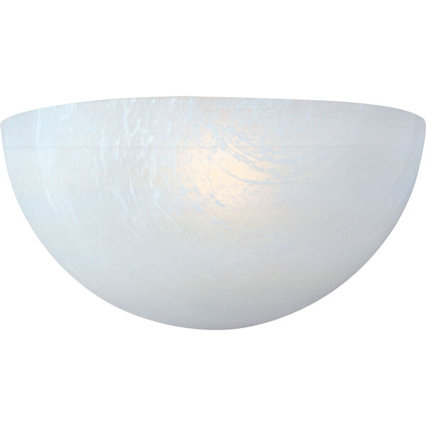 Essentials - 20585 White One-Light Wall Sconce with Marble Glass, image 1