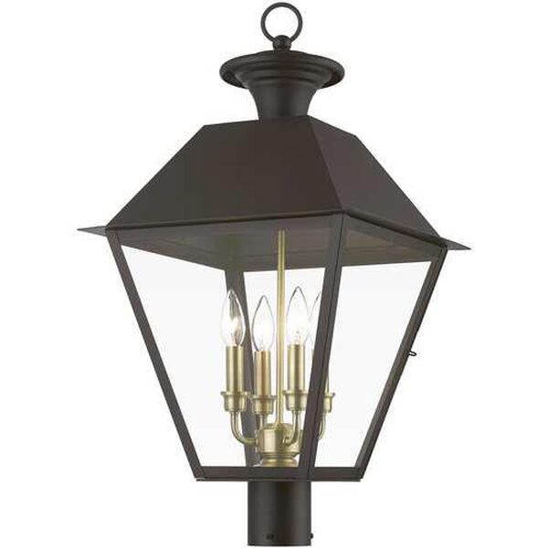 Wentworth Four-Light Outdoor Extra Large Lantern Post, image 3