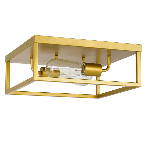 Concord Brass Two-Light Flush Mount, image 2