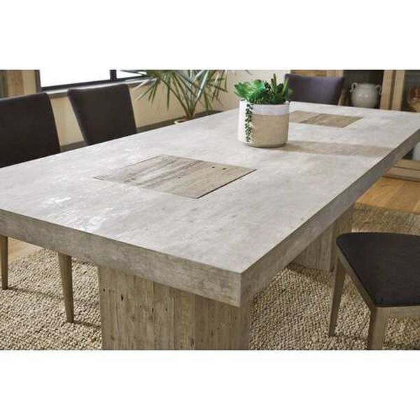 Vada Antique Gray 90-Inch Dining Table, image 2