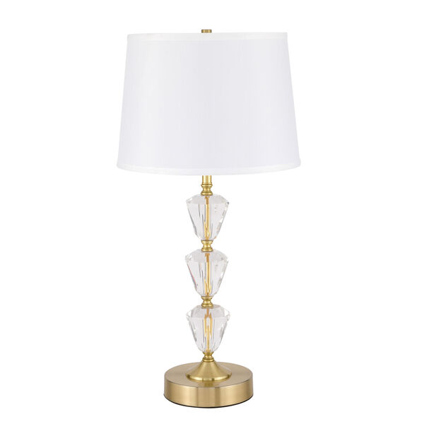 Mae Brushed Brass One-Light Table Lamp, image 3