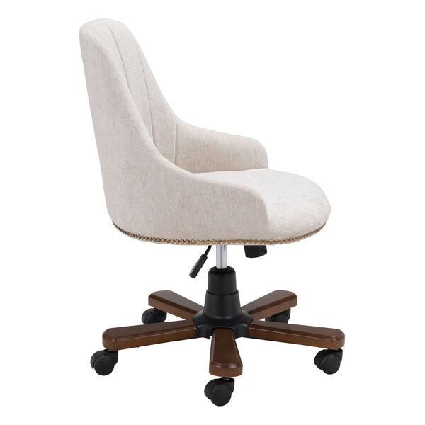 Gables Beige and Dark Brown Office Chair, image 3