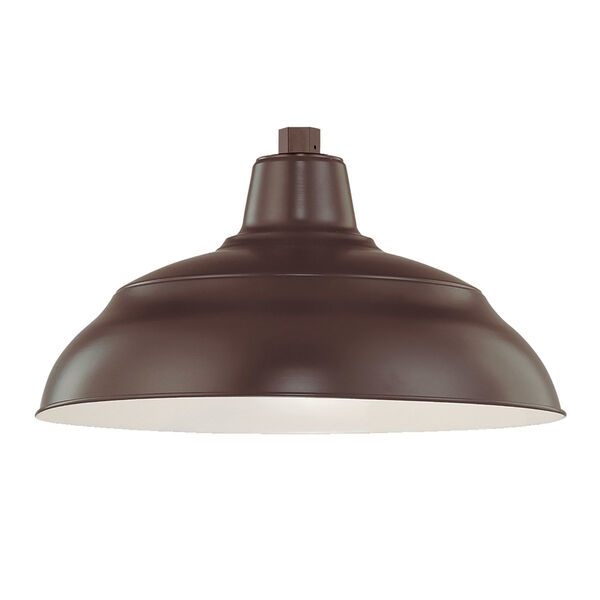 R Series Architectural Bronze One-Light Warehouse Shade, image 1