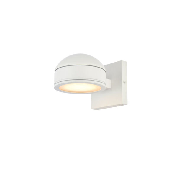 Raine White 250 Lumens Eight-Light LED Outdoor Wall Sconce, image 2
