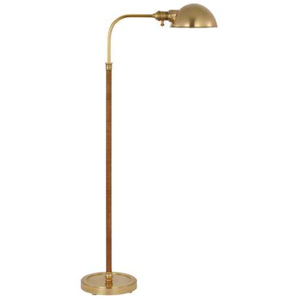 Basden Burnished Brass One-Light Medium Pharmacy Lamp by Chapman and Myers, image 1