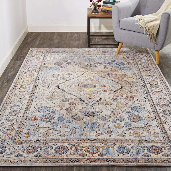 Armant Taupe Blue Gray Area Rug, image 3