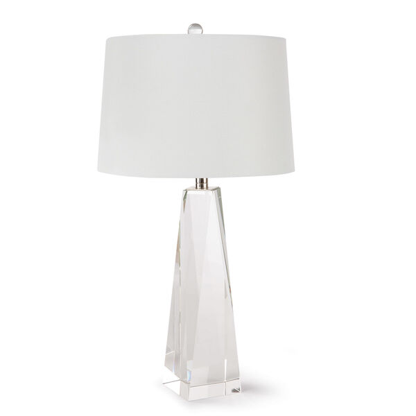 Angelica Transparent One-Light Table Lamp, image 1