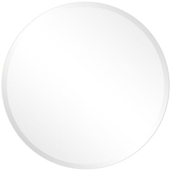 Frameless Clear 30 x 30-Inch Round Wall Mirror, image 6