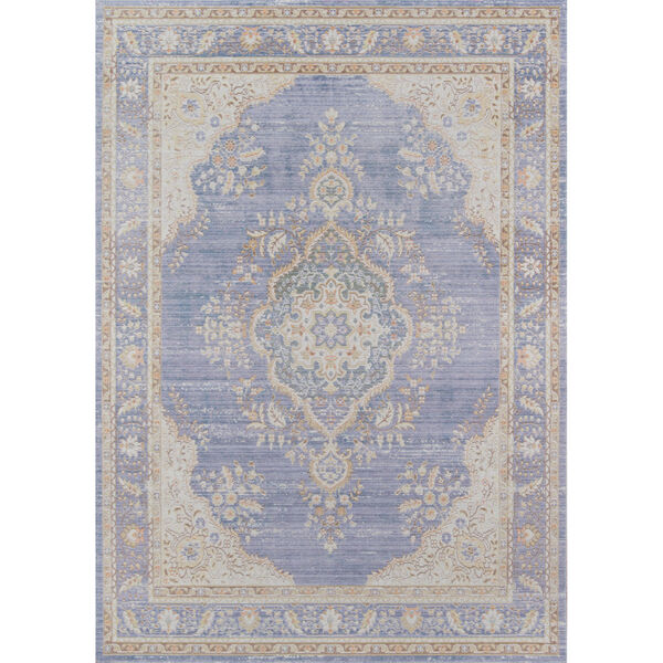 Isabella Periwinkle Rectangular: 7 Ft. 10 In. x 10 Ft. 6 In. Rug, image 1