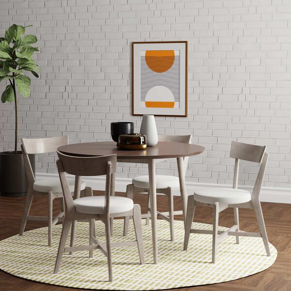 Mayson Gray Wood Five-Piece Dining, image 2