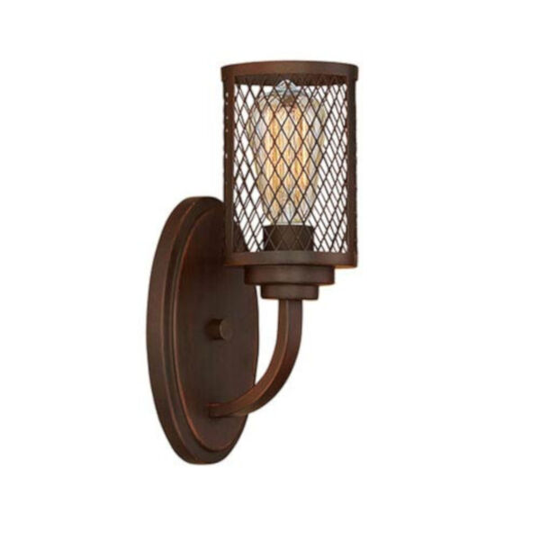 Lex Rubbed Bronze One-Light Wall Sconce, image 1