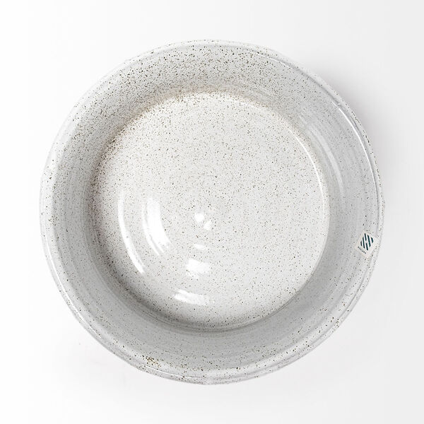 Silone White Small Ceramic Bowl, image 3