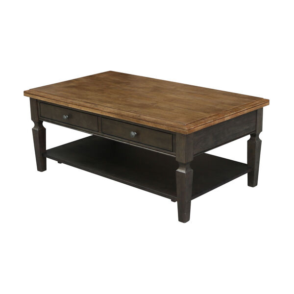 Vista Hickory and Washed Coal Coffee Table, image 2