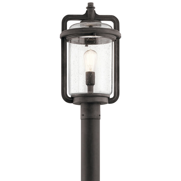 Andover Weathered Zinc 10-Inch One-Light Outdoor Post Lantern, image 1