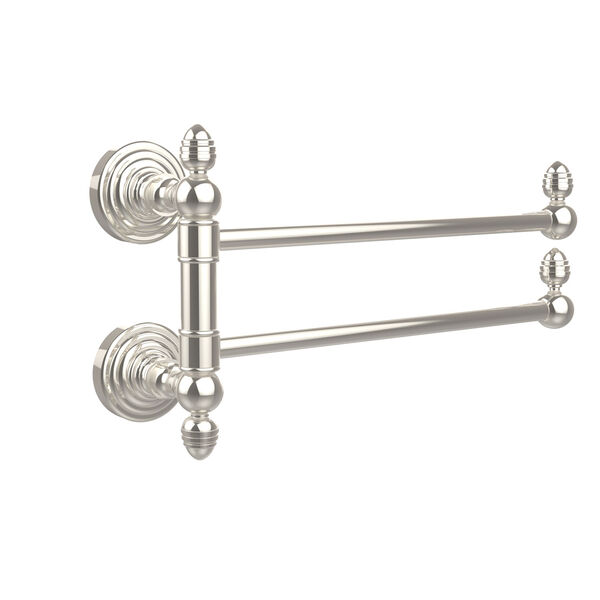 Waverly Place Collection 2 Swing Arm Towel Rail, Polished Nickel, image 1