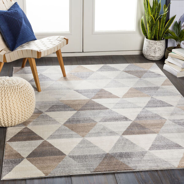 Roma Medium Gray Rectangle 6 Ft. 7 In. x 9 Ft. Rugs, image 2