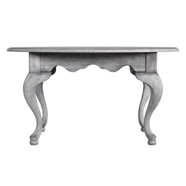 Grace Powder Gray Oval Four-Leg Coffee Table, image 3