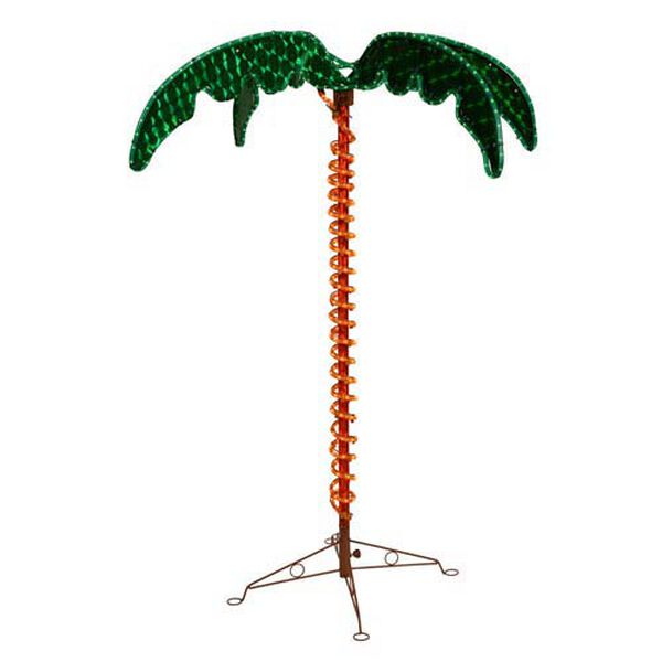Green and Orange Christmas Palm 4.5-foot, image 1