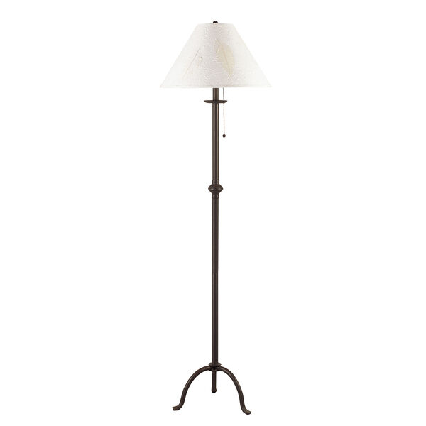 Iron Black One-Light Floor Lamp, image 1