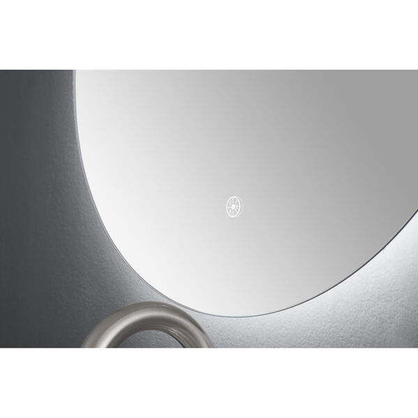 Luana White 24-Inch Frameless LED Mirror, image 6