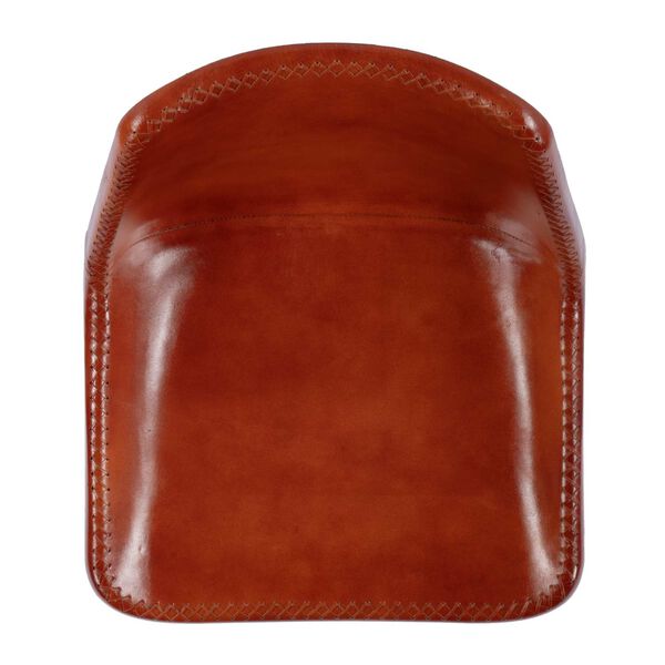 Inland Brown Leather Side Chair, image 7