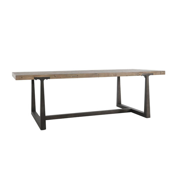 Trident Brown and Storm Cloud 94-Inch Dining Table, image 2