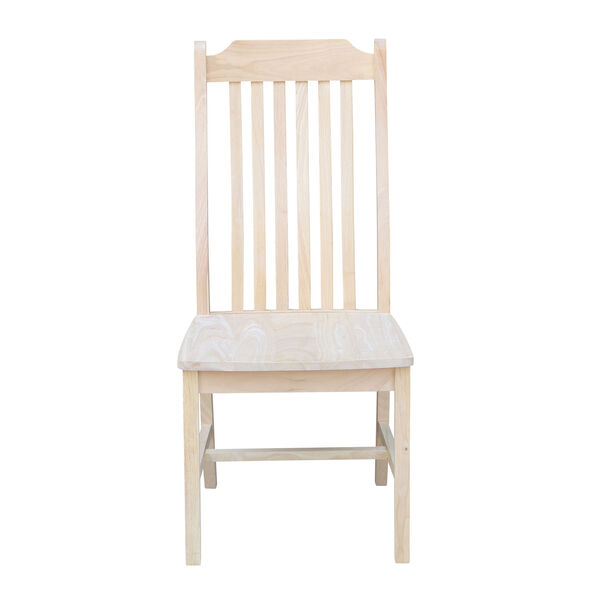 Unfinished Steambent Mission Chair, Set of 2, image 1