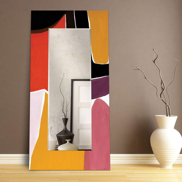Finale Multicolor 72 x 36-Inch Rectangular Beveled Floor Mirror, image 5