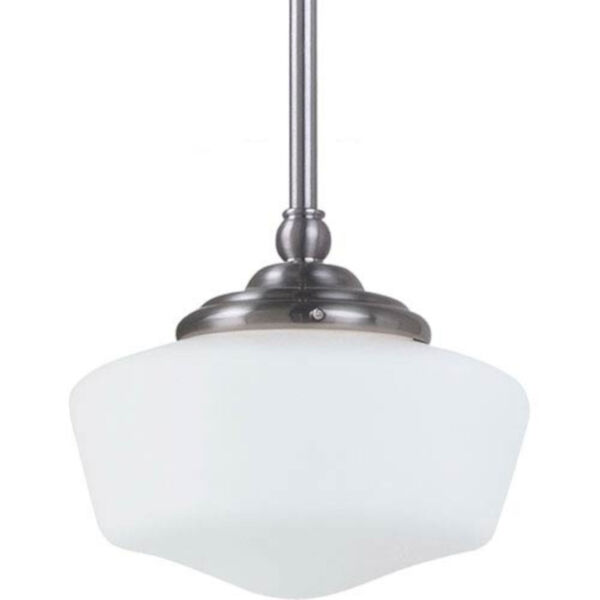 Russell Brushed Nickel One-Light Pendant, image 1
