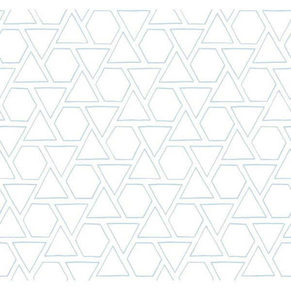 Beach House Blue Oasis Sun Shapes Unpasted Wallpaper, image 2