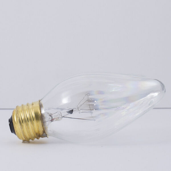 Clear Incandescent F15 Standard Base Warm White 135 Lumens Light Bulb, image 2