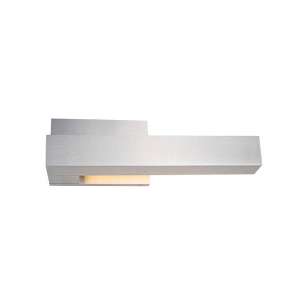 Warner Brushed Nickel 12-Inch One-Light Right-Side Wall Sconce, image 1