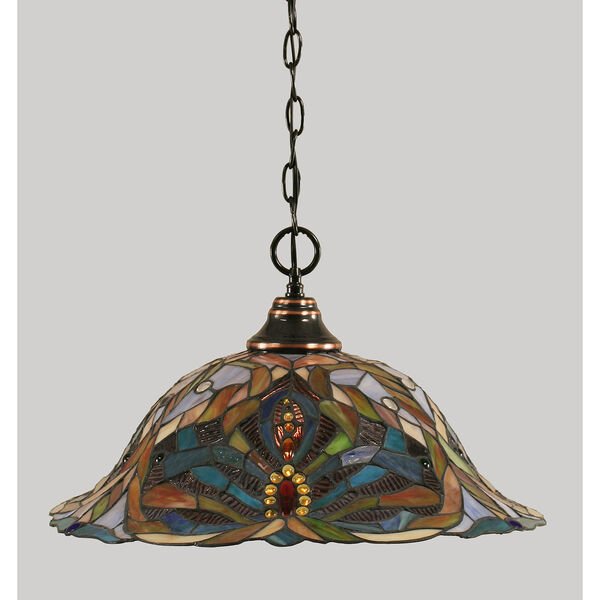 Any Black Copper 19-Inch One-Light Pendant, image 1