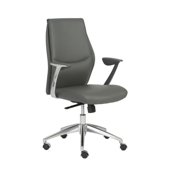 Crosby Gray 26-Inch Low Back Office Chair, image 2