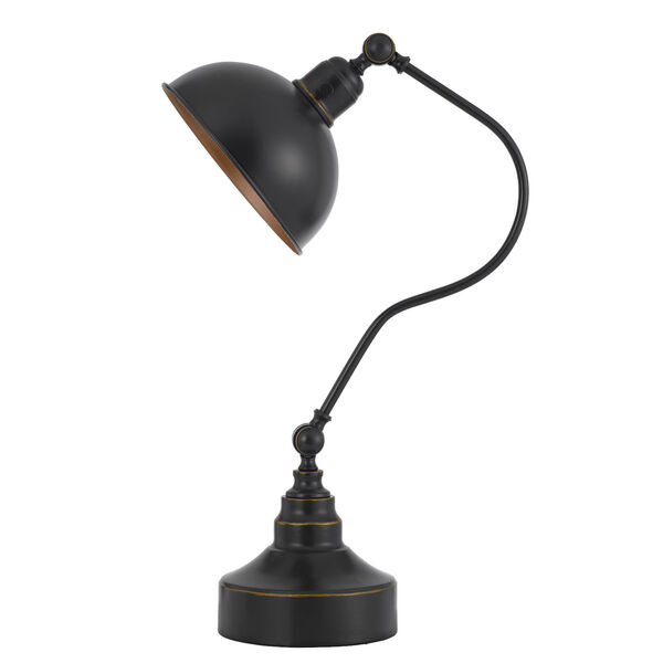 Industrial Dark Bronze One-Light Adjustable Desk Lamp, image 5