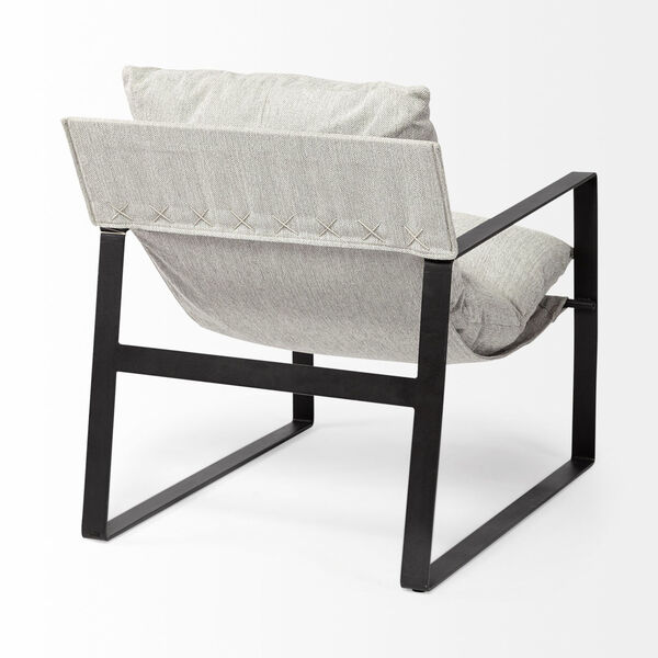 Guilia Frost Gray Sling Arm Chair, image 6