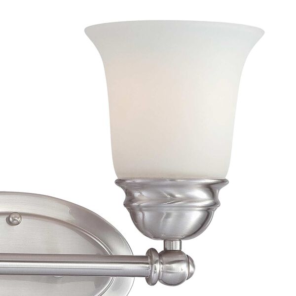 Bella Brushed Nickel Two-Light Wall Sconce, image 2