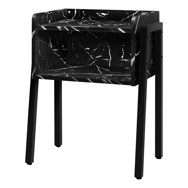 Black Rectangle Accent Table, image 1