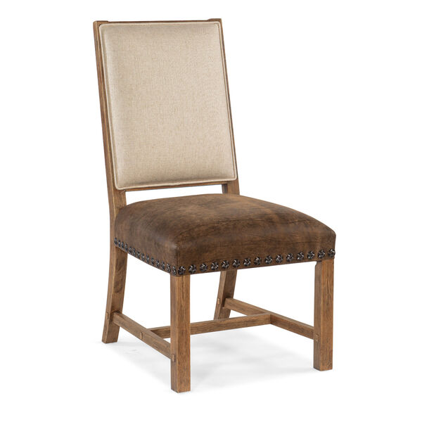 Big Sky Vintage Natural and Cream Side Chair, image 1