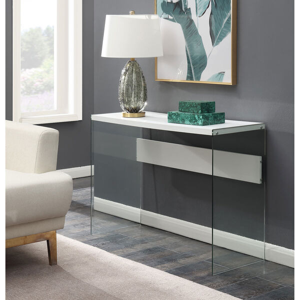 SoHo Console Table in White, image 3