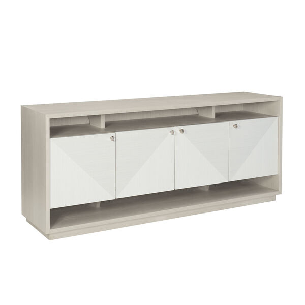 Axiom Linear Gray and Linear White 72-Inch Entertainment Console, image 2