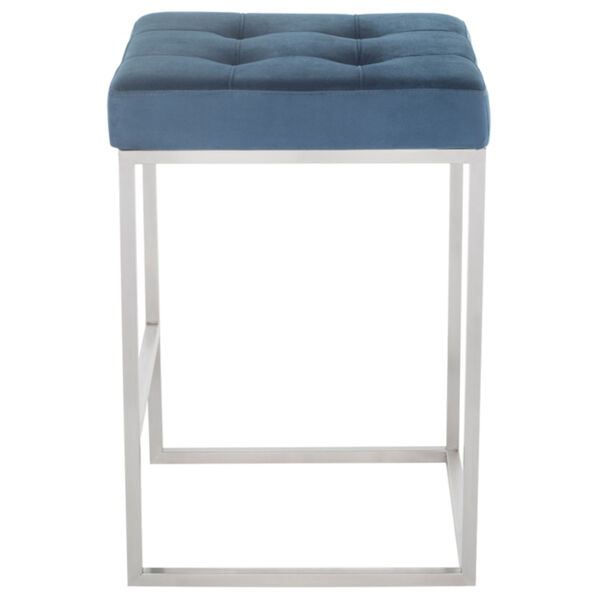 Chi Navy and Silver Counter Stool, image 3