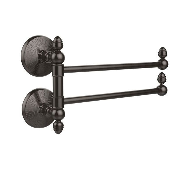 Monte Carlo Collection 2 Swing Arm Towel Rail, Oil Rubbed Bronze, image 1