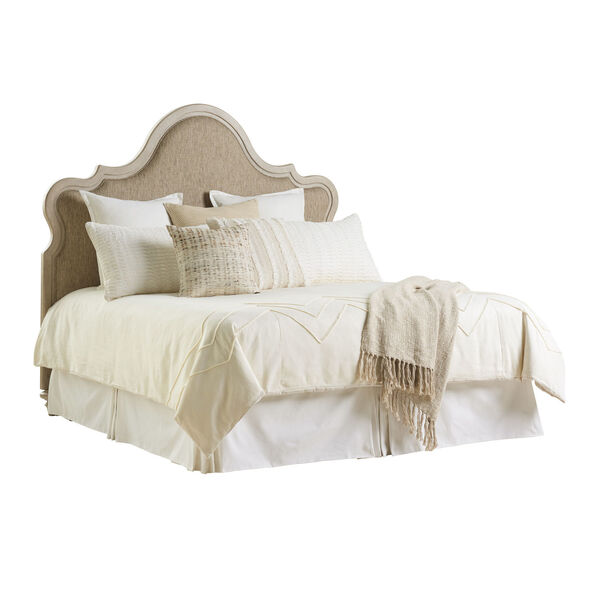 Malibu Warm Taupe Upholstered King Headboard, image 1