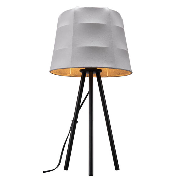 Mozzi Gray and Black One-Light Table Lamp, image 3