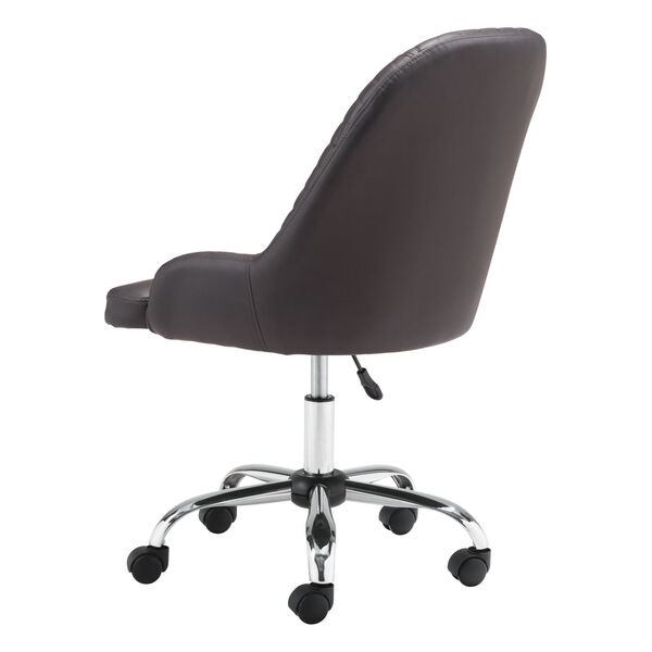 Space Brown and Silver Office Chair, image 6