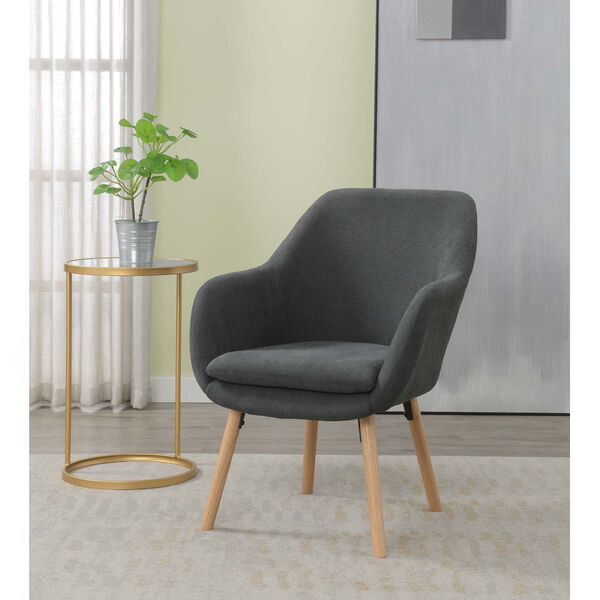 Charlotte Slatel Gray Accent Chair, image 1