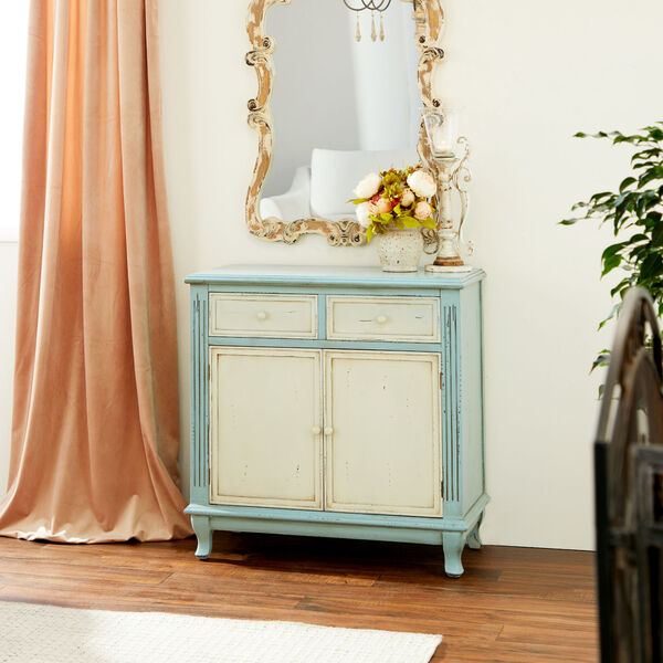 Blue Wood Cabinet, image 3