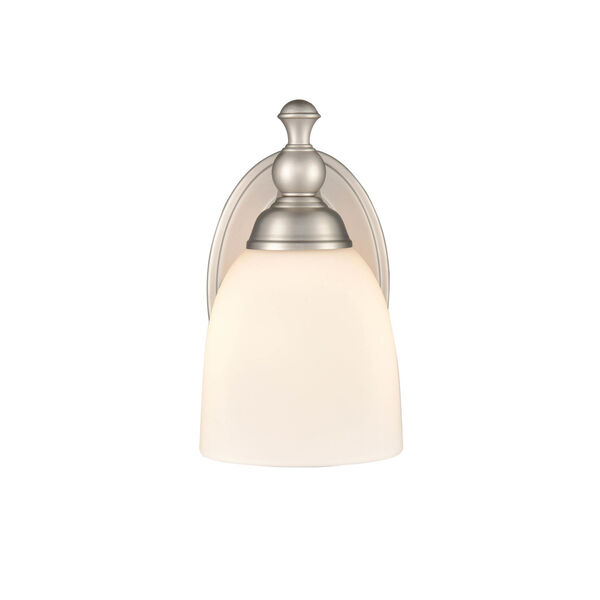 Satin Nickel Five-Inch One-Light Wall Sconce, image 1